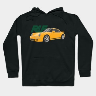 Ruf 911 CTR high performance sports car German automobile YELLOW BIRD Hoodie